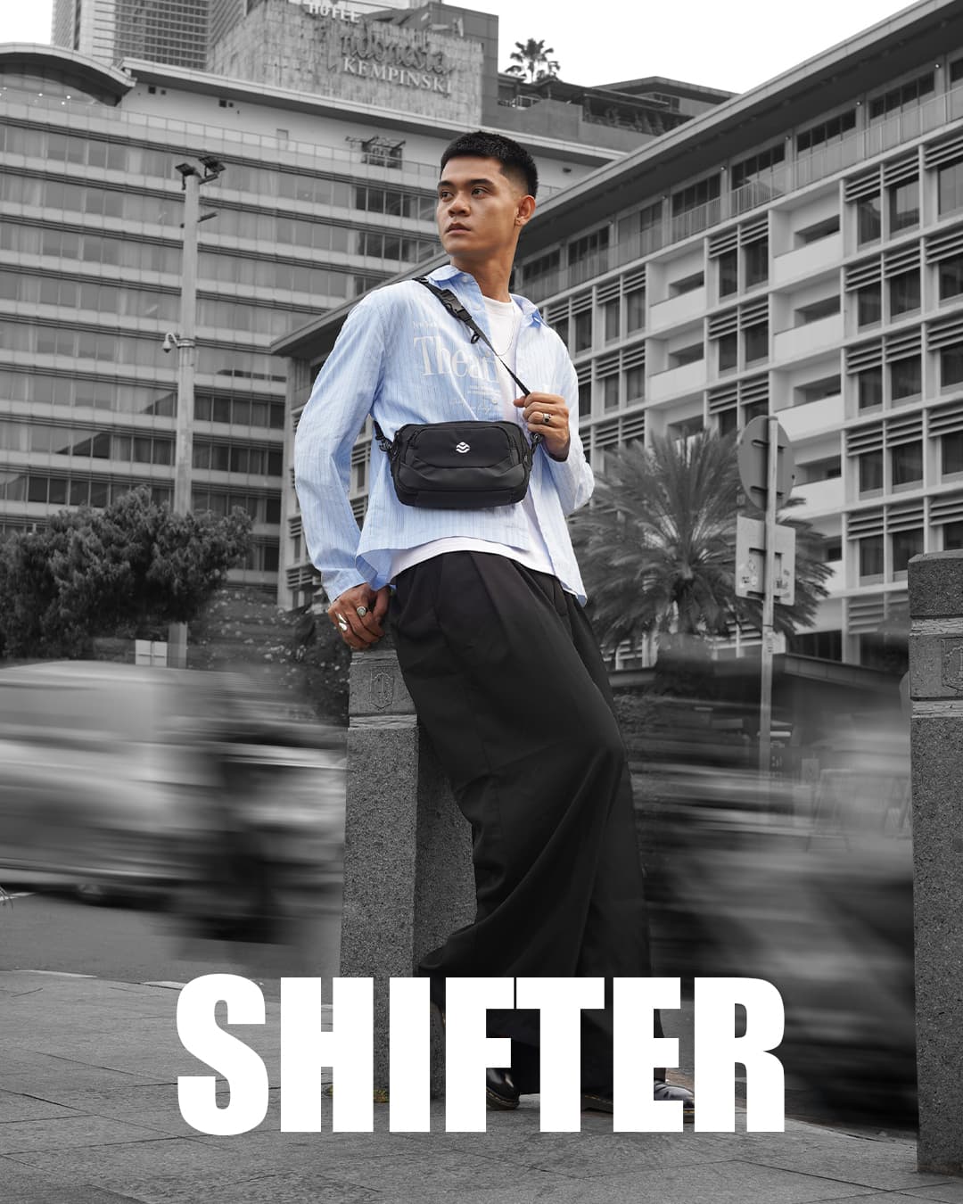 Mr Mads - Shifter Sling Bag Tas Selempang Pria Waistbag Pria crossbody & shoulder bags