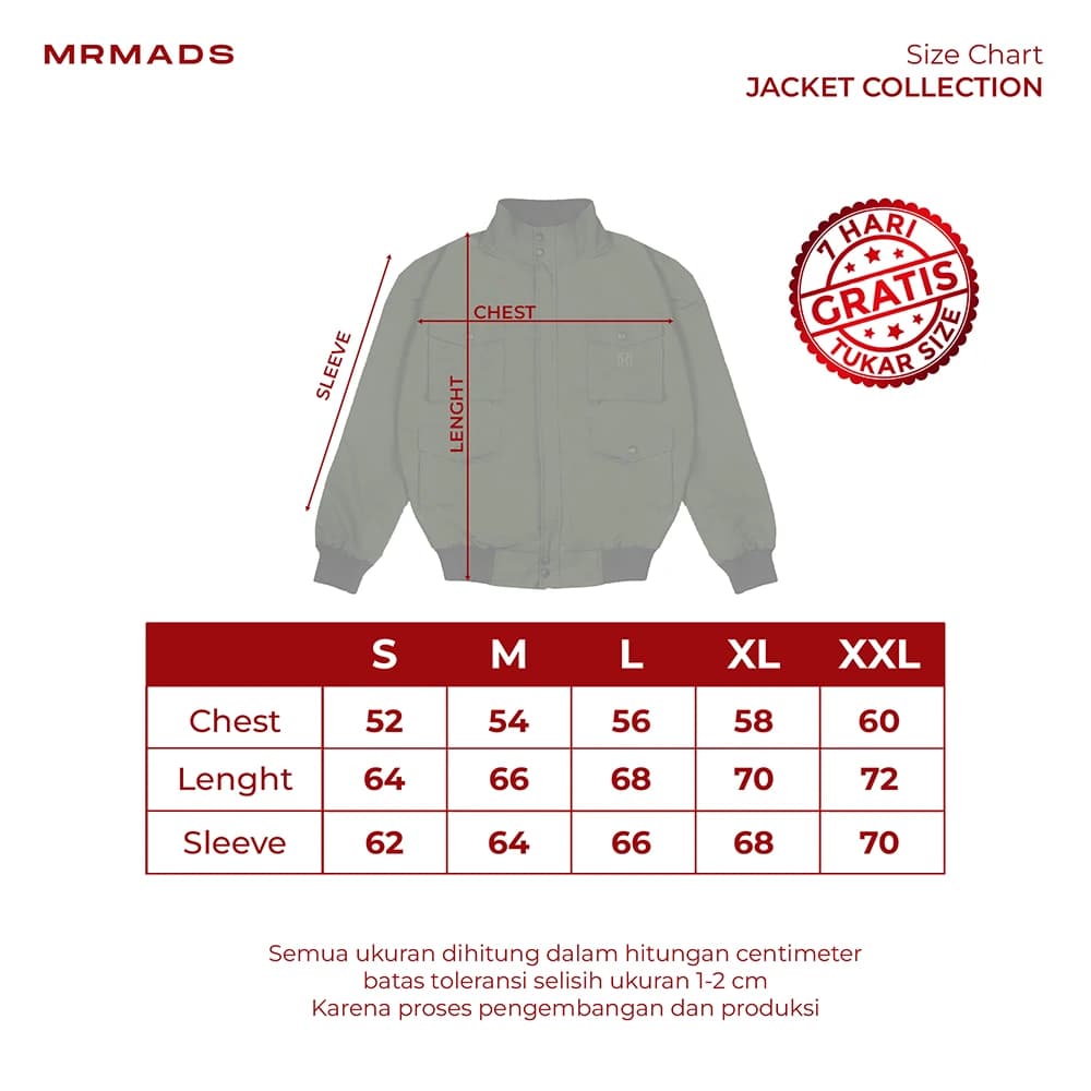 Mr Mads - Jacket Specter Army Bomber Jacket
