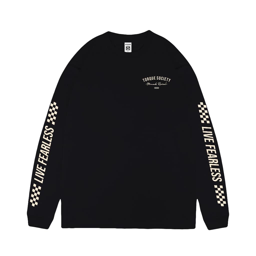 Mr Mads - T-Shirt Torque Society Black Long Sleeve