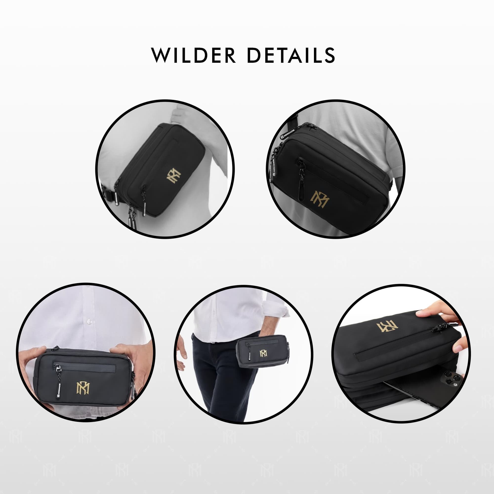 Mr Mads - Wilder Sling Bag Tas Selempang Pria Waistbag Pria crossbody & shoulder bags