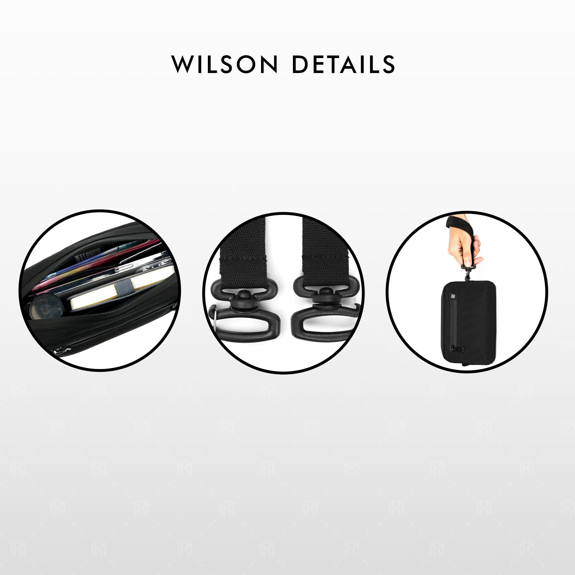 Mr Mads - Wilson Clutch Bag Anti Bara - Hand Bag Pouch Bag Pria Wanita (Unisex) - Waterproof