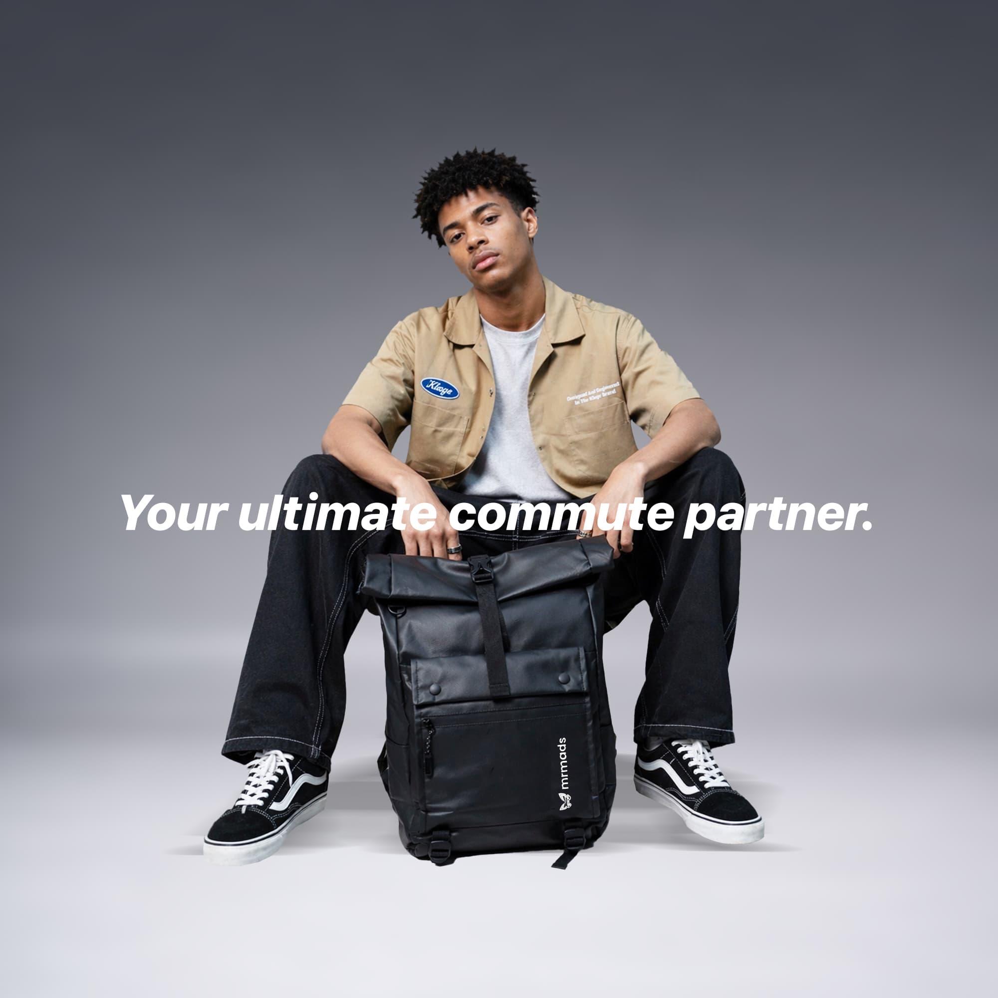 Mr Mads - Xander Tas Ransel Pria Waterproof Backpack Laptop Pria Tas Outdoor Tas Punggung Anti Air