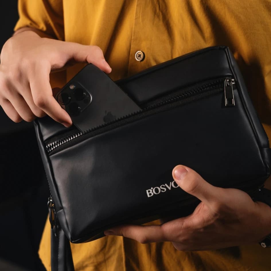 Bosvo - Zephyr Clutchbag - Hand Bag Sling Bag Pouch Bag Hanging Bag Tas Selempang HP Dompet