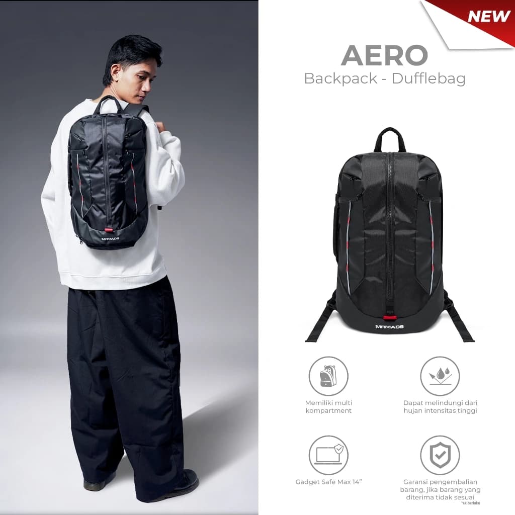Mr Mads - Aero Backpack Dufflebag