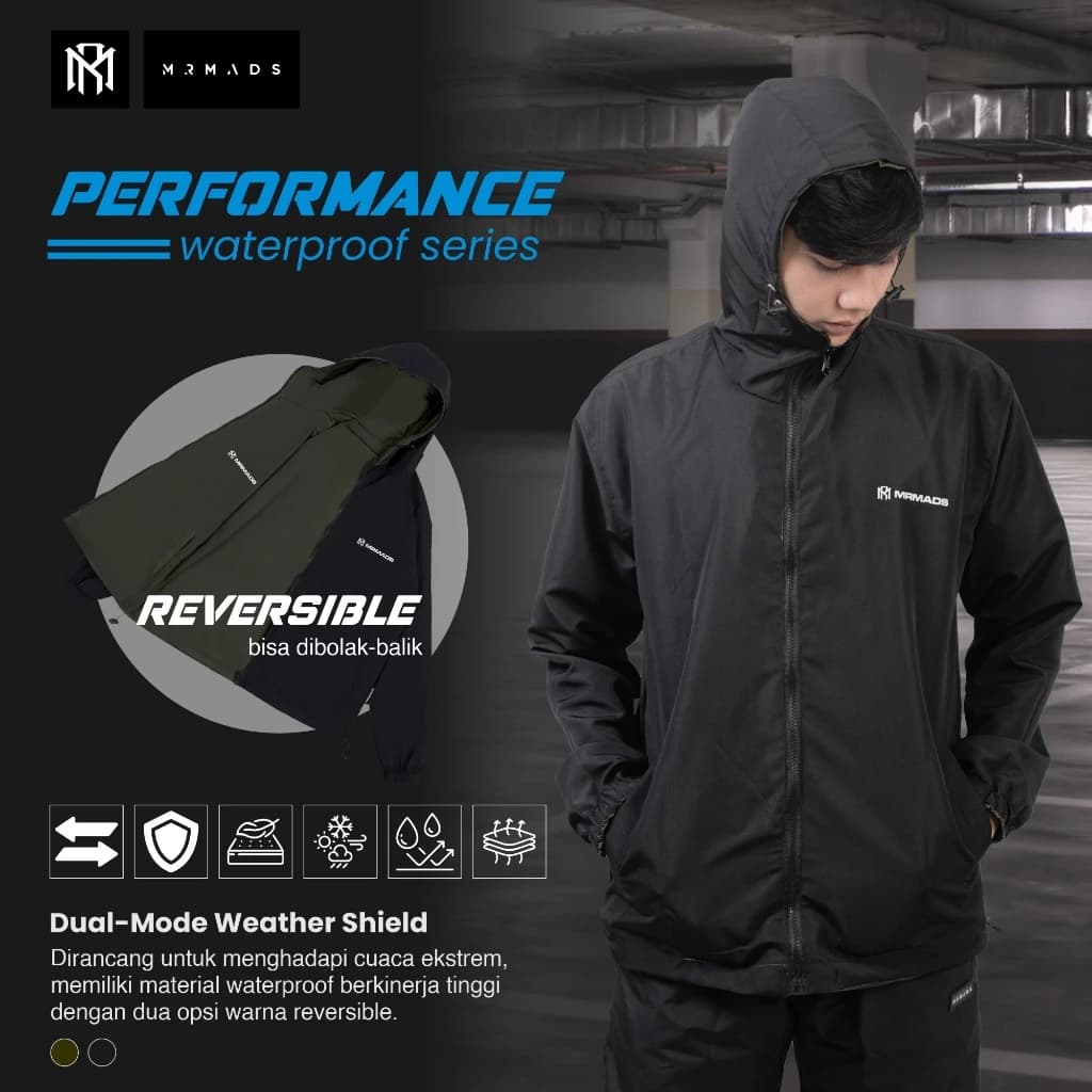 Mr Mads - Reversible Jacket Chimaev - Army Black