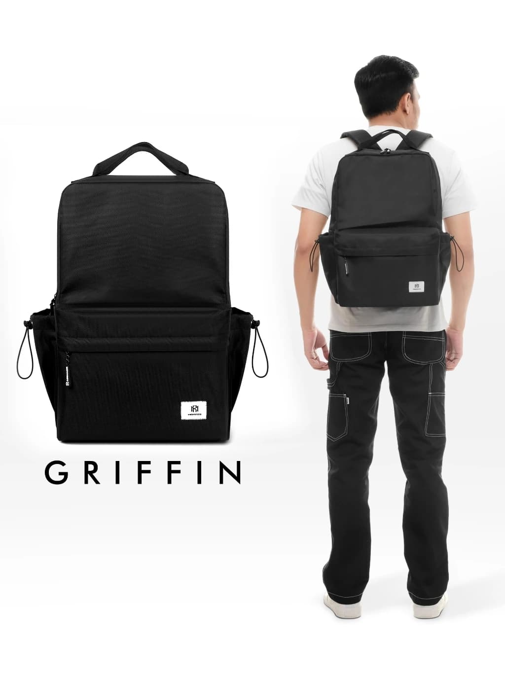 Mr Mads - Griffin Backpack Tas Ransel Laptop Pria Wanita Tas Punggung Perempuan Tas Sekolah Tas Kuliah Tas Leptop 15 inch Tas Kerja Cowok