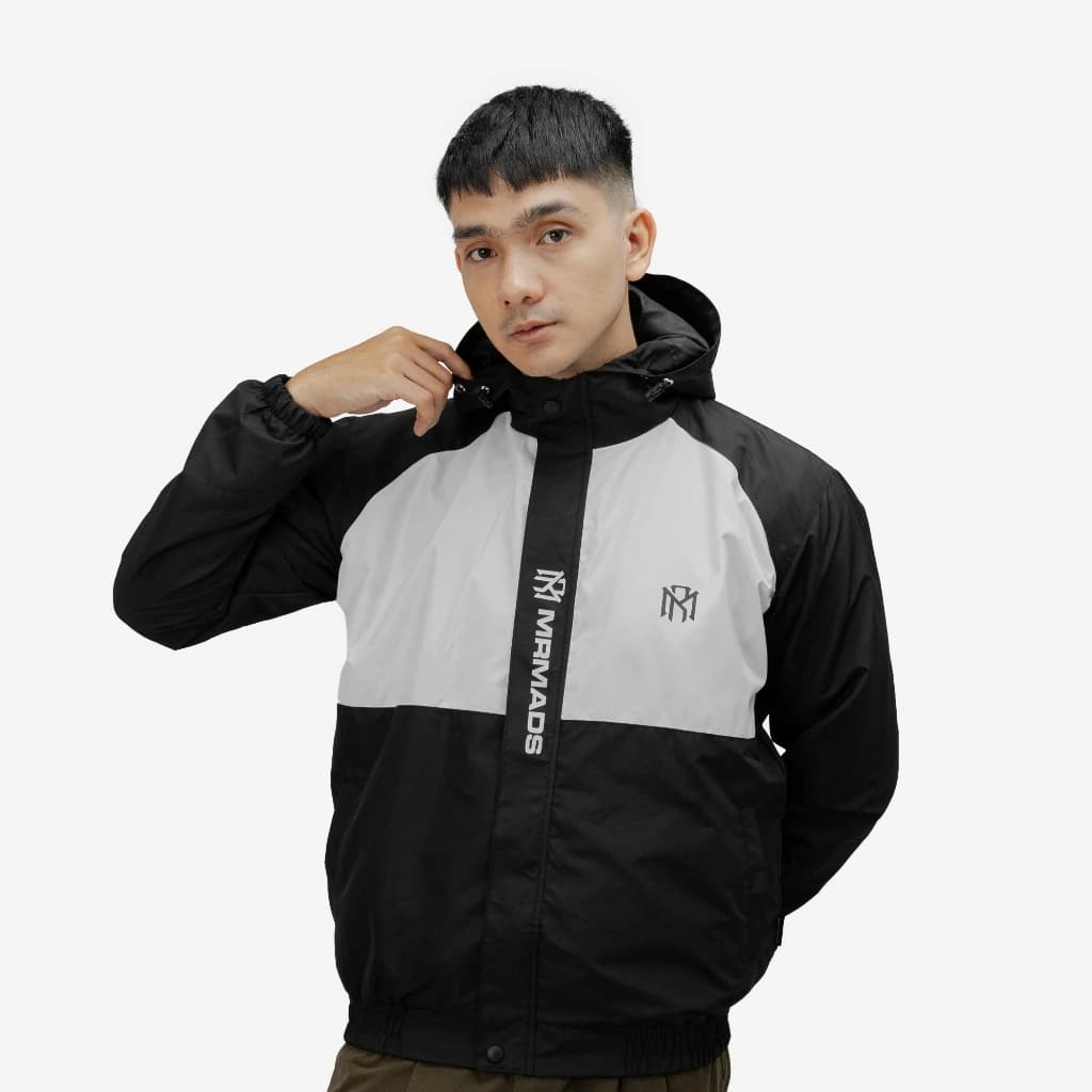 Mr Mads - Track Suit Jacket Iverson Black White