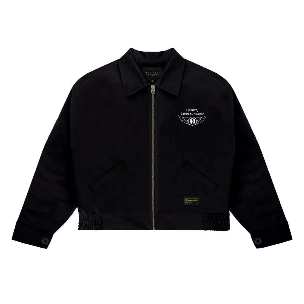 Mr Mads - Jagger Work Jacket Oversize Boxy Cut - Black