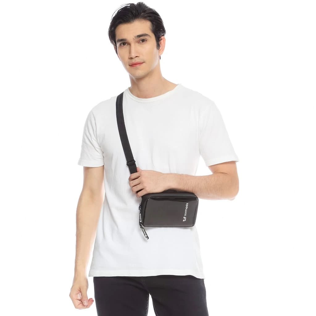 Mr Mads - Rascal Clutch Bag - 3 in 1 Hanging Wallet Neck Wallet Sling Bag - Dompet Gantung Leher HP Tas Selempang Tas Konser Multifungsi